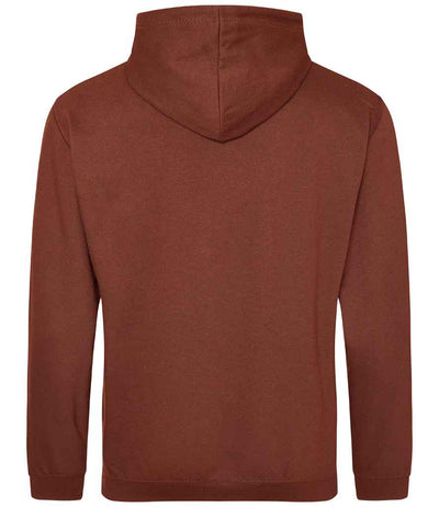 AWDis College Hoodie Red Rust