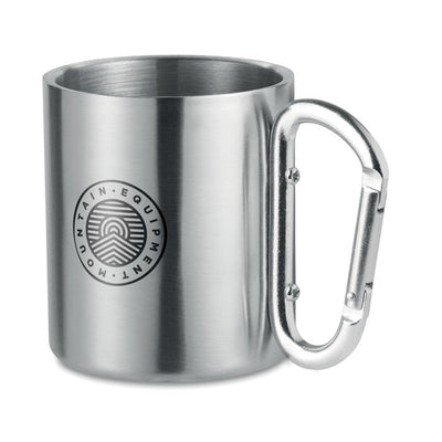 Branded Metal mug & carabiner handle