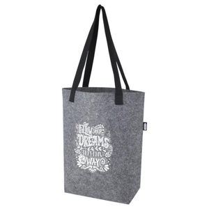 Felta GRS recycled felt tote bag with wide bottom 12L