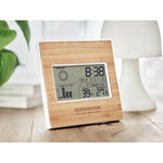 Branded Weather station bamboo front