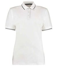 Kustom Kit Ladies St Mellion Tipped Cotton Piqué Polo Shirt