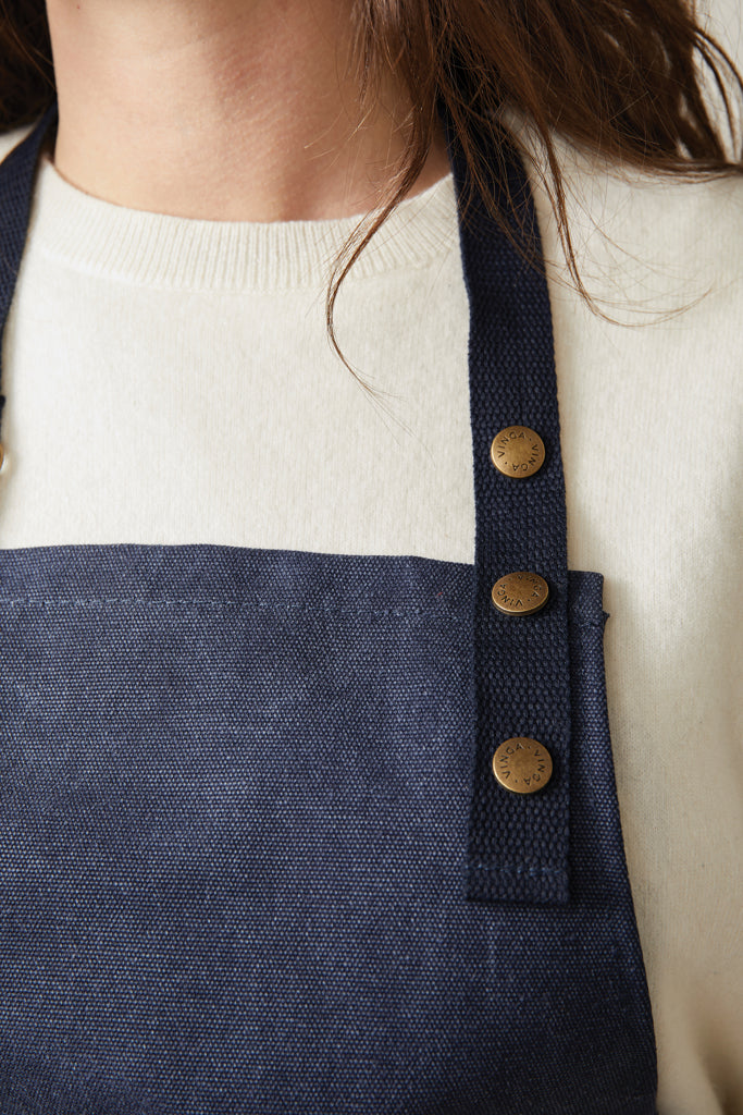 Branded VINGA Tome GRS recycled canvas Apron
