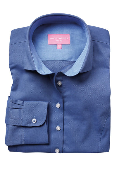 Branded Brook Taverner Aspen Royal Oxford Shirt