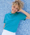 SOL'S Unisex Pitcher Recycled Polyester Piqué Polo Shirt Aqua