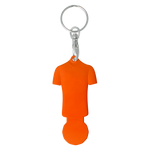Football Shirt Shaped Trolley Coin Keyring
