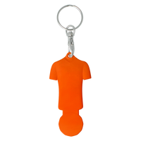 Football Shirt Shaped Trolley Coin Keyring