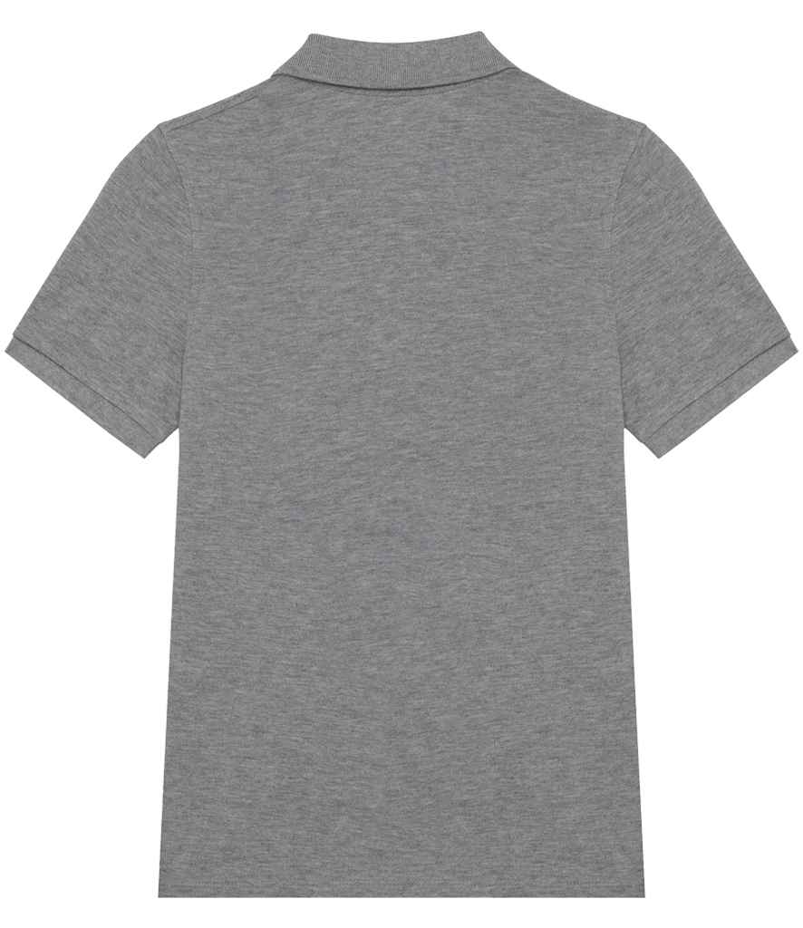 Native Spirit Kids Piqué Polo Shirt Moon Grey Heather