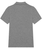 Native Spirit Kids Piqué Polo Shirt Moon Grey Heather