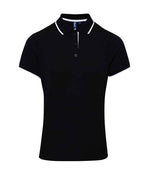 Premier Ladies Contrast Coolchecker® Piqué Polo Shirt