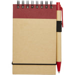 Branded Zuse A7 recycled jotter notepad with pen