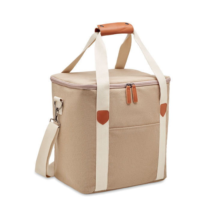 Branded Large cooler bag canvas 450gr/m