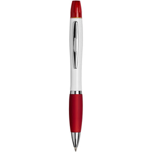 Curvy ballpoint pen with highlighter | Branded Curvy Pen with Highlighter