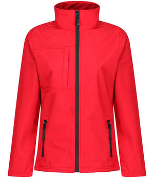 Regatta Ladies Octagon II Soft Shell Jacket Classic Red/Black