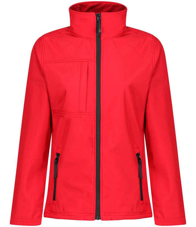 Regatta Ladies Octagon II Soft Shell Jacket Classic Red/Black