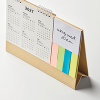 Desk Calendar with Memo Pad