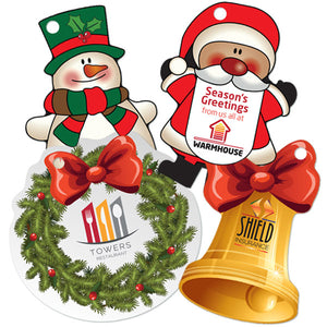 Shaped Tree Decorations Printed Full Colour