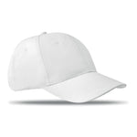 6 panels baseball cap White
