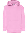 Fruit of the Loom Kids Classic Hooded Sweatshirt Light Pink