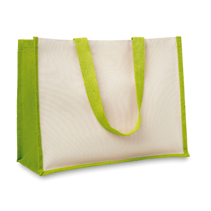 Branded Jute and canvas shopping bag