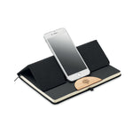 A5 RPET Lined Notebook with Bamboo Detail