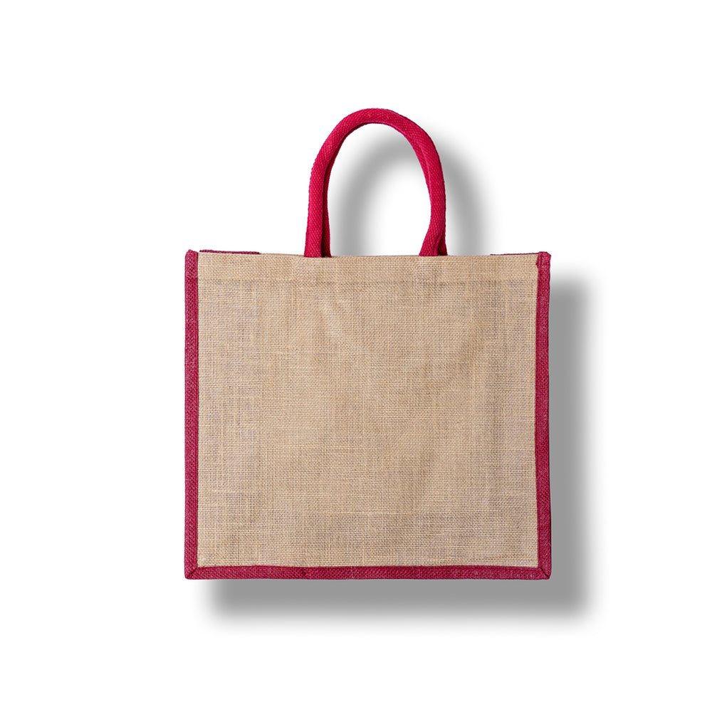 Aura Accented Jute Bag