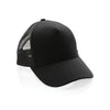 Branded Impact AWARE™ Brushed rcotton 5 panel trucker cap 190gr