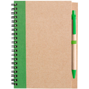 Smithen Cardboard notebook with ballpen