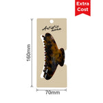 Acetate Hair Clips - Style2 - Animal Pattern