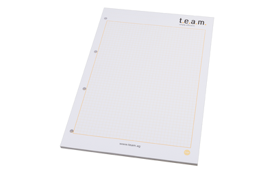 A5 Notepad with Wrapover Front Cover