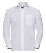 Russell Collection Long Sleeve Easy Care Poplin Shirt