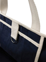 Branded VINGA Volonne AWARE™ recycled canvas beach bag