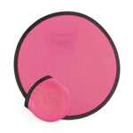 Branded Foldable Foldaway Frisbee with Pouch and Black trim