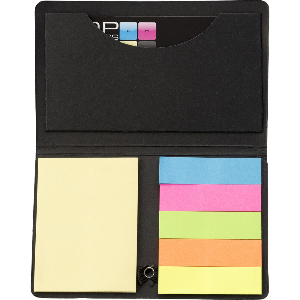 Branded Erkenwald Card booklet with sticky notes