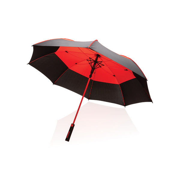Branded 27" Impact AWARE™ RPET 190T auto open stormproof umbrella