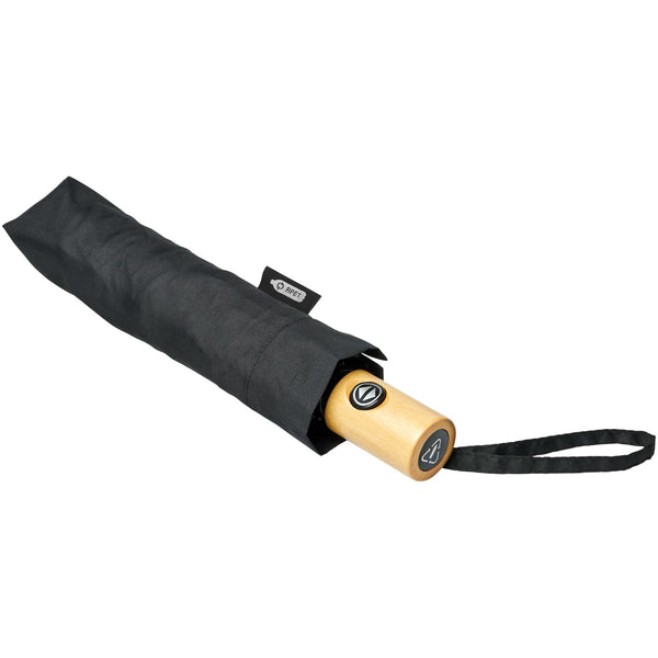 Branded Bo 21" foldable auto open/close recycled PET umbrella