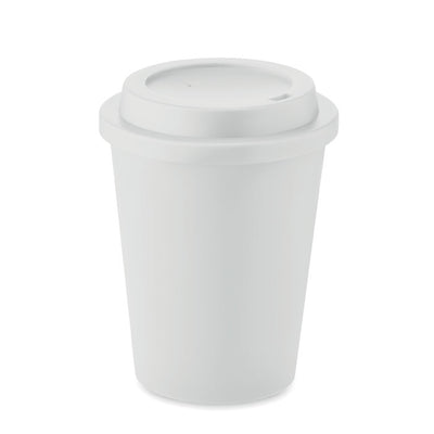 Double wall tumbler PP 300 ml with drinking lid