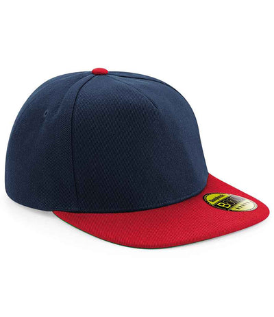 Branded Beechfield Original Flat Peak Snapback Cap