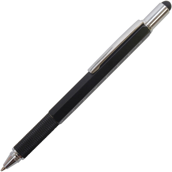 SYSTEMO6 in 1 MULTI FUNCTION metal ball pen with chrome trim