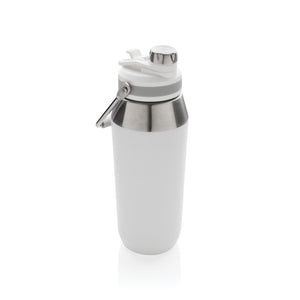 Vacuum stainless steel dual function lid bottle 1L