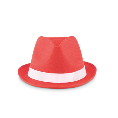Coloured polyester hat