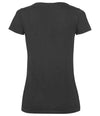 Fruit of the Loom Lady Fit Value V Neck T-Shirt Black