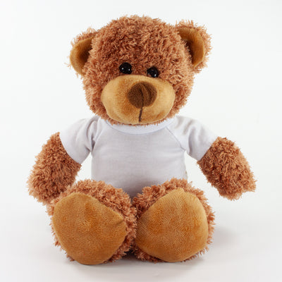 Coloured T-Shirt Bear III 30cm Barney Bear, Chestnut