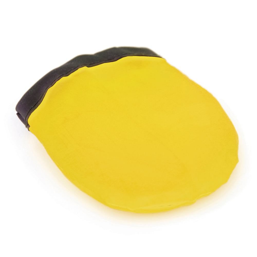 Branded Foldable Foldaway Frisbee with Pouch and Black trim