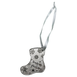 Stocking Premium Zinc Alloy Tree Decoration (UK Stock)