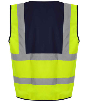 Pro RTX High Visibility Waistcoat Yellow/Navy