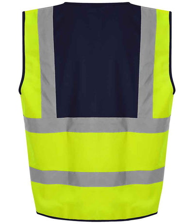 Pro RTX High Visibility Waistcoat Yellow/Navy