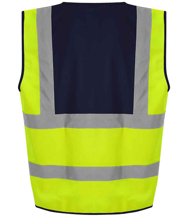 Pro RTX High Visibility Waistcoat Yellow/Navy