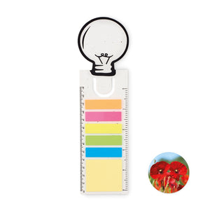 Branded Seed paper bookmark w/memo pad