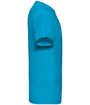 Fruit of the Loom V Neck Value T-Shirt Azure