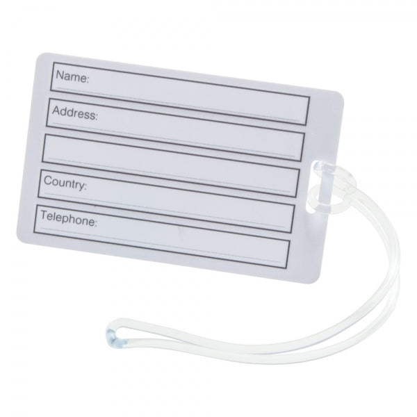 Custom Printed Luggage Tag (Silicone Loop)